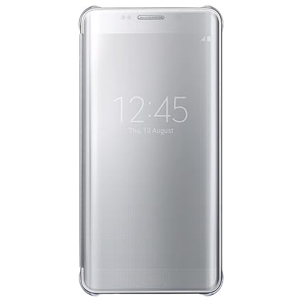 Samsung Flip Wallet Schutzhülle (geeignet für Galaxy S6 Edge Plus) silber