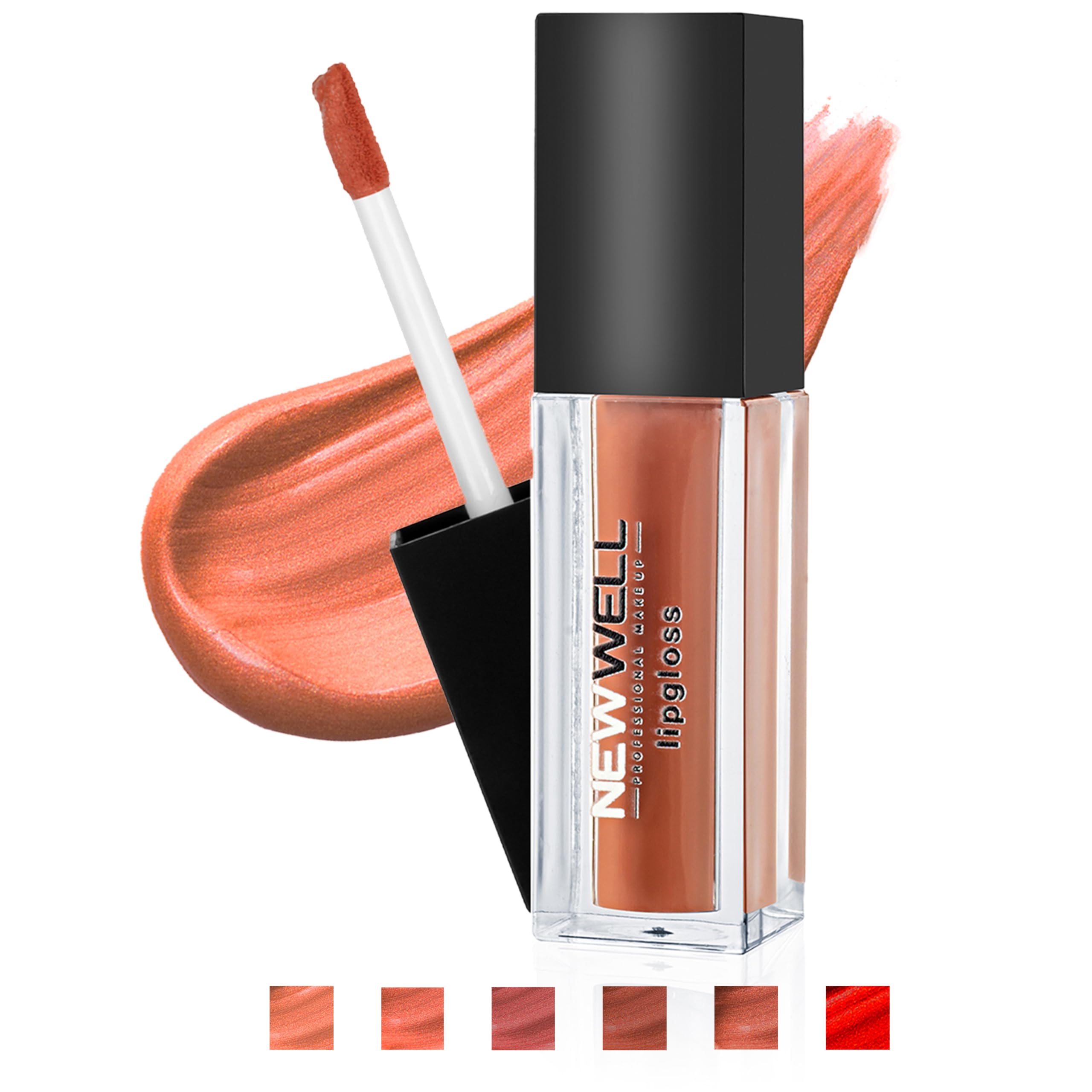 NEW WELL Matte Lip Gloss Liquid Lipstick 24 Hours Hold, Waterproof, Intense Colours, Vegan Liquid Lip Gloss (05)
