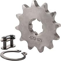 14 Tooth 420 Chain Sprocket Kit With Bolts & Mounts – Fits 125cc-160cc ATV Dirt Bike Engines (Lifan, Loncin, Zongshen)