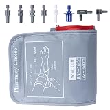 Large Blood Pressure Cuff, Adult Cuff, Compatible with Most Monitors, ARM Blood Pressure Replacement Cuff with 8 Connectors (8.7"-16.5")