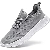 EKRBXA Mens Running Shoes Tennis Shoes Walking Gym Sneakers Lightweight Non Slip Mesh Casual Workout Sneakers