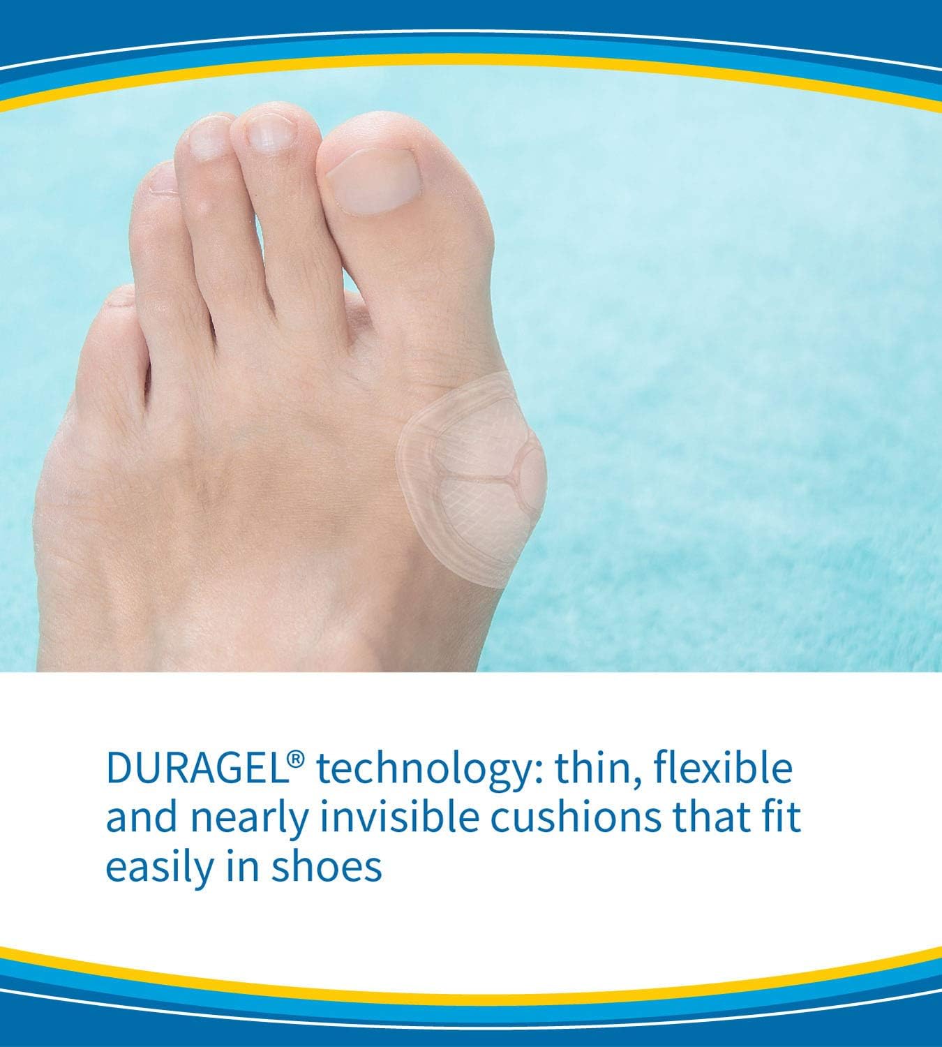 Dr. Scholl's BUNION CUSHION with Duragel Technology, 5ct // Cushioning Protection against Shoe Pressure and Friction that Fits Easily In Any Shoe for Immediate and All-Day Pain Relief: Health & Personal Care