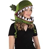 Venus Flytrap Jawesome Hat - Velour Fabric with Foam Structure and Felt Teeth, Costume Headwear