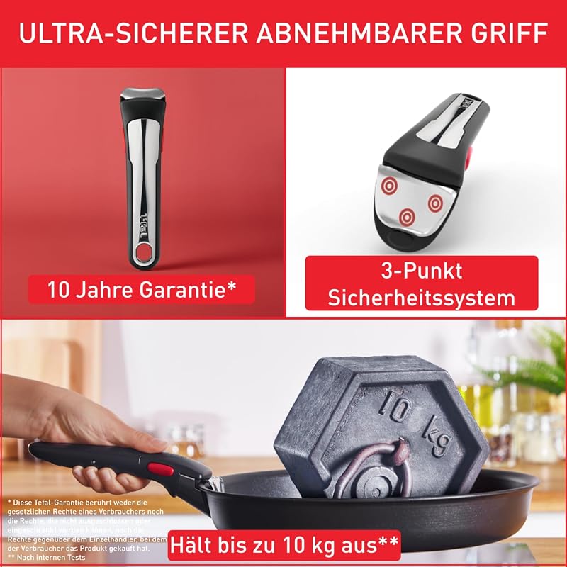Ingenio Emotion 20-tlg. Topf und Pfannenset abnehmbarer Griff