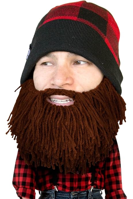 beanie with beard