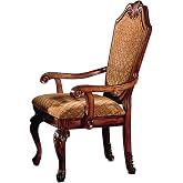 ACME Set of 2 Chateau de Ville Arm Chair, Cherry Finish