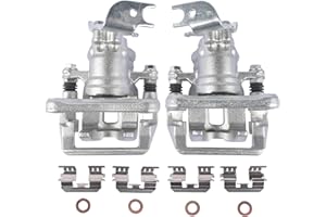 Weonefit 19-B3358 19-B3359 Disc Brake Caliper Assembly with Bracket Replacement for Select Honda and Acura Models - Accord 2008-2012, TSX 2009-2014 - Rear Driver and Passenger Side