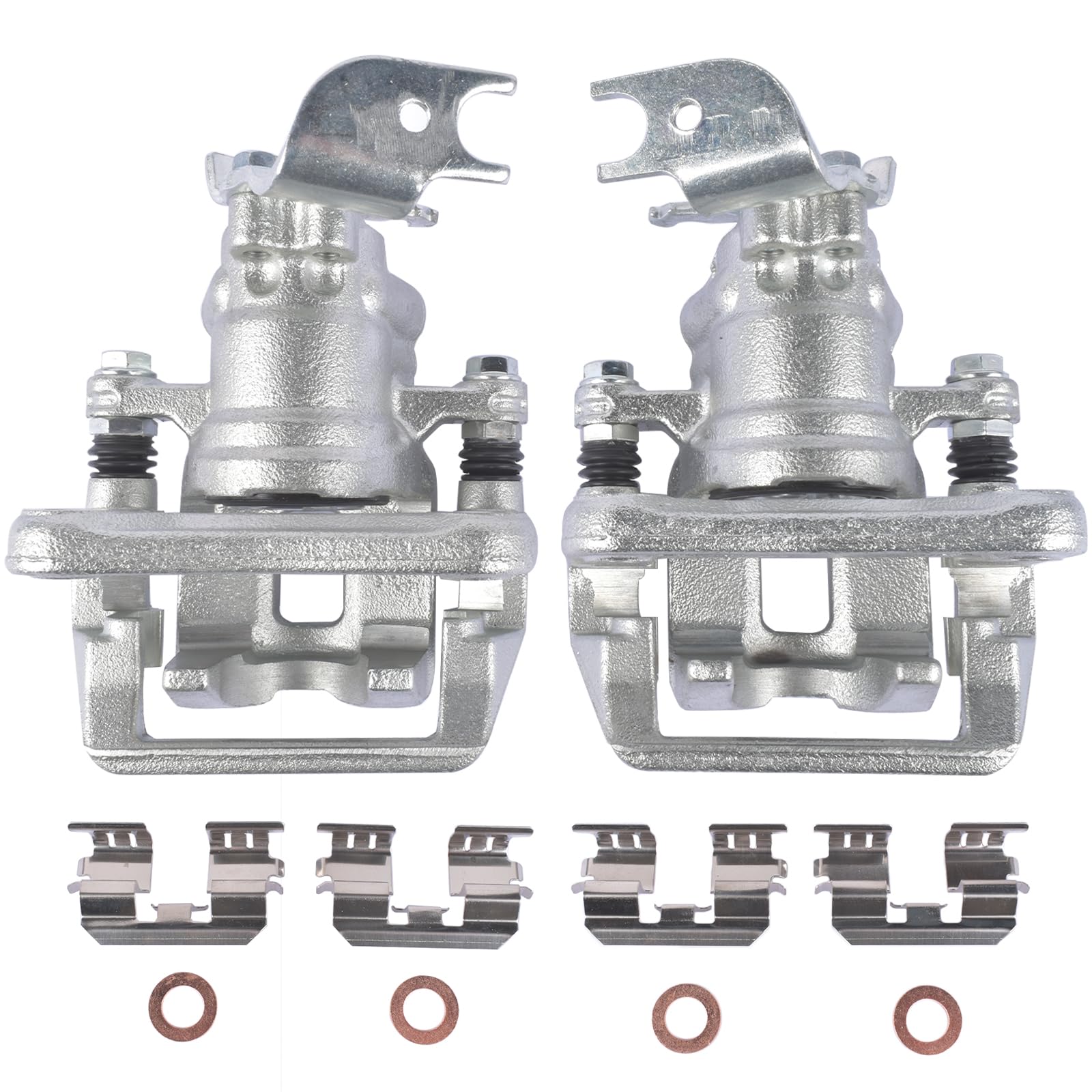 Photo 1 of Weonefit 19-B3358 19-B3359 Disc Brake Caliper Assembly with Bracket Replacement for Select Honda and Acura Models - Accord 2008-2012, TSX 2009-2014 - Rear Driver and Passenger Side