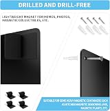 Tonhui 43.5x30 cm Black Metal Magnetic Board Wall Display Board view 3