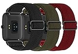 Folavii 3 Pack Stretchy Nylon Band Compatible with