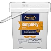 Farnam SimpliFly for Horses, Feed Through Fly Control for Horses, 3.75 lb | EPA Approved Palatable Horse Supplement, Prevents Stable Flies in Manure, Breaks and Prevents the Life Cycle, 60 Day Supply