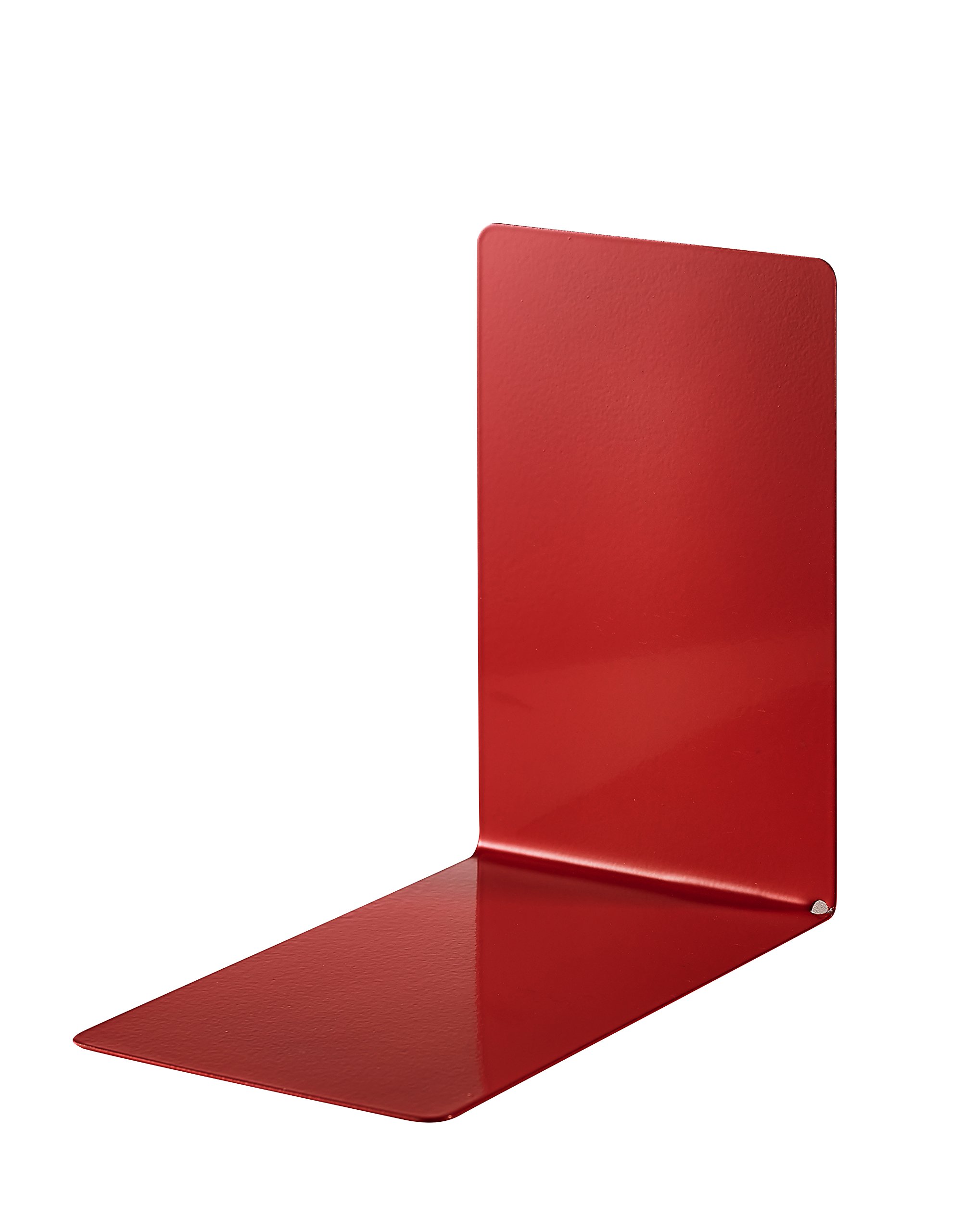 Alco 4301-12 Metal Bookends 85 x 140 x 140 mm Set of 2 Red