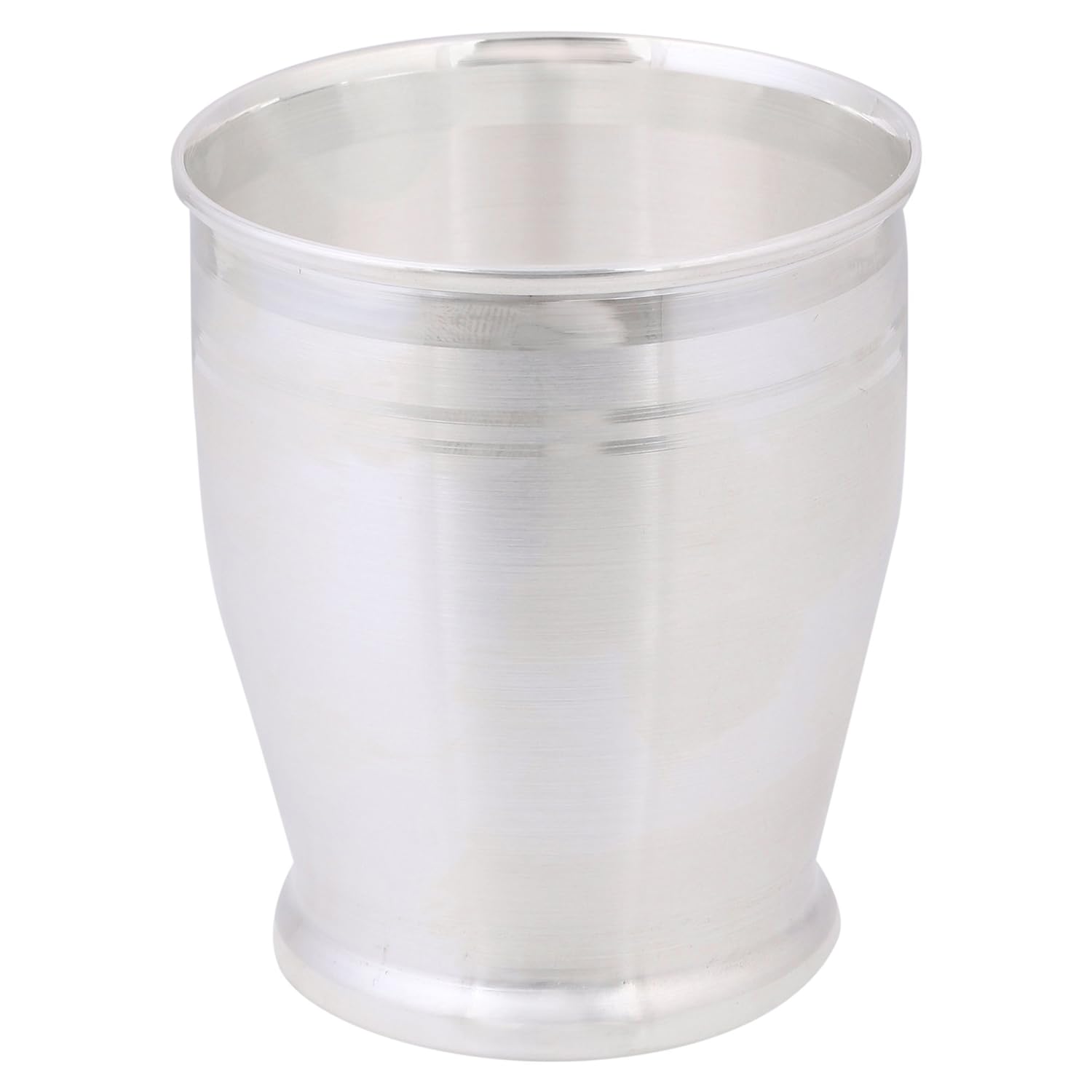 Buy Osasbazaar Pure Silver Glass Tumbler Curved Design 9799 BIS