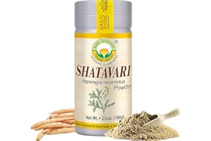 BASIC AYURVEDA Shatavari Powder 3.5 Oz (100g) | 100% Natural Plant-Based Root Powder | Traditionally Used in Ayurveda for Women’s Wellness, Vitality & Strength | No Additives | Vegan & Gluten-Free