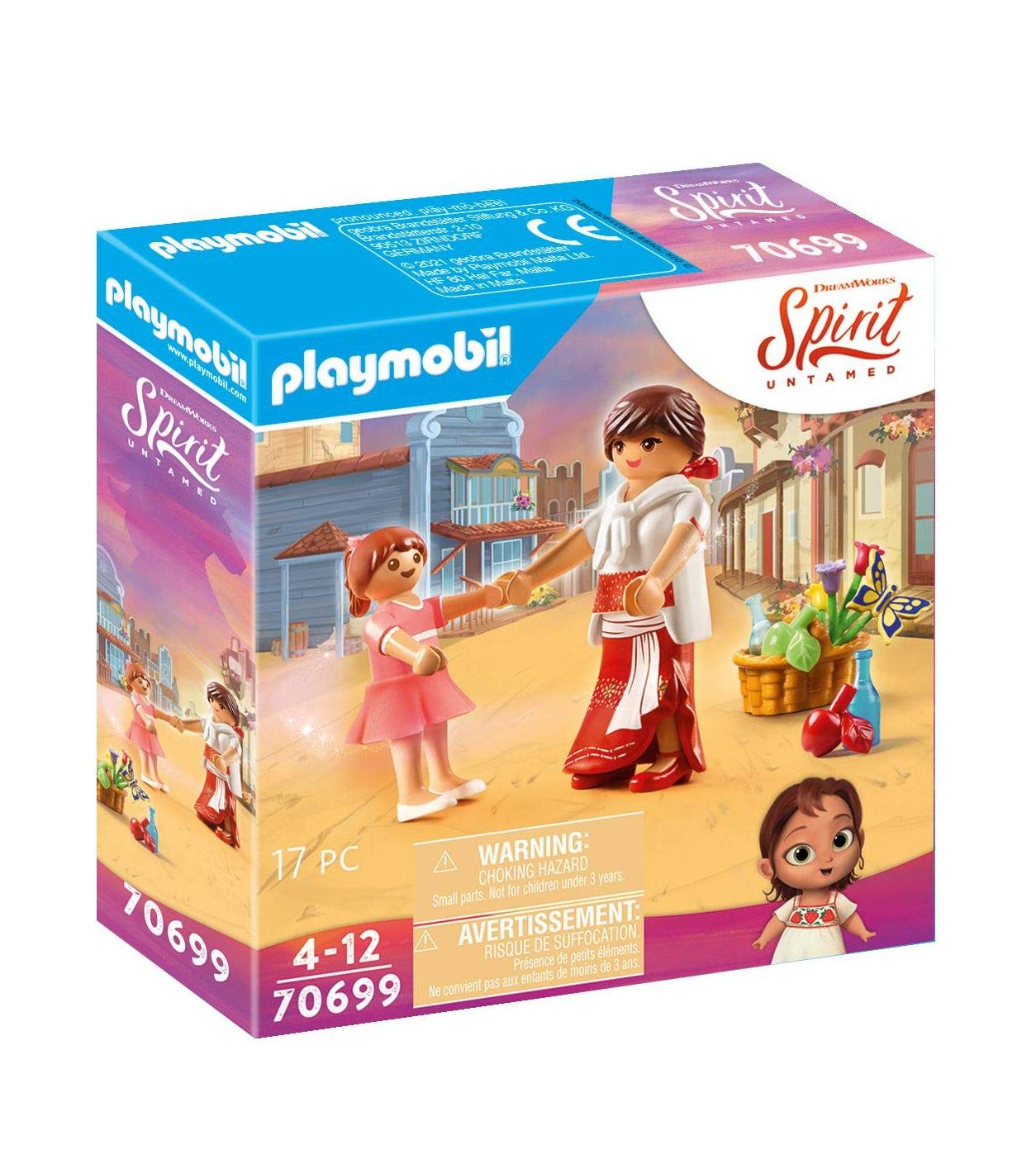 PLAYMOBIL DreamWorks Spirit Untamed 70699 Young Lucky Mum Milagro, for Children Ages 4+