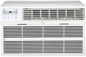 PerfectAire 4PATW10000 10,000 BTU Thru-The-Wall Air Conditioner with Remote Control, EER 10.6, 400-450 Sq. Ft. Coverage