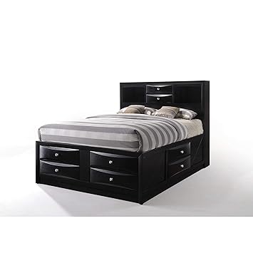 Amazon.com: Acme Muebles 21590 F Irlanda cama con ...