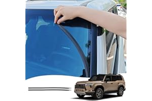 SFWAYA Front Glass Sealing Tape for 2024 2025 Lexus GX550 GX550H soundproofing Noise Reduction Exterior Gap Strips Grille Blocking Foreign Objects Upgrades Decoration Tuning Supplies Accessories