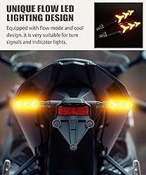RACOONA 4PCS Motorcycle Turn Signals,Motorcycle