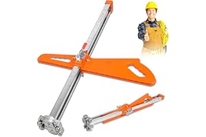 BTYCityMao Drywall Cutting Tool - 2026 Upgraded with Extended Nylon Handle - Foldable Drywall Tools with 19 Built-in Metal Wh