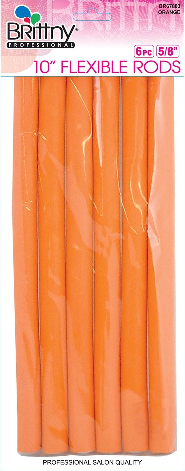 Brittny Professional Salon 10" Flex Curling Rods Two 6-packs (12 Rods)