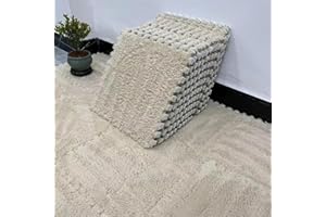 20pcs Fluffy Area Rugs,Plush Puzzle Foam Floor Mat,Interlocking Plush Fluffy Rug Climbing Area Carpet Squares Puzzle Floor Ti