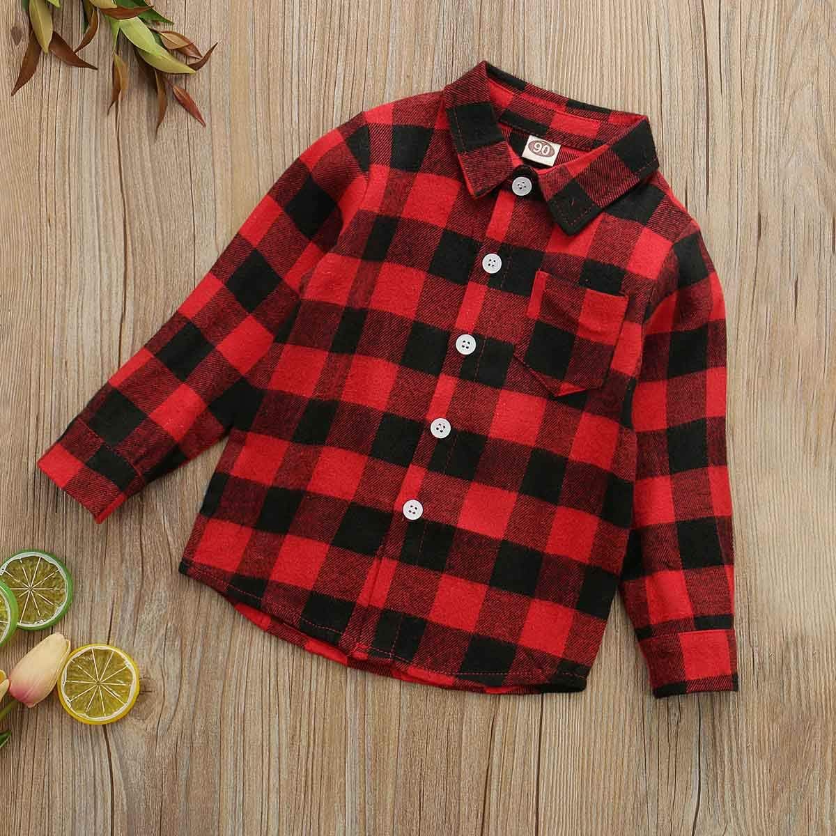 infant boy flannel shirts