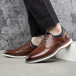 Meijiana Men's Oxfords Casual Dress Shoes Leather