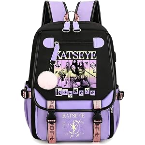 Xzudeon KATSEYE Backpack Merch Casual Laptop Backpack