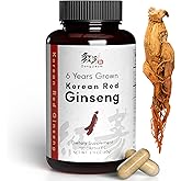 Dongjieum Korean Red Ginseng (6-Year Root) (Enhanced Ginsenoside) 120 Vegan Capsules