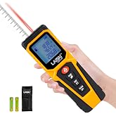 LAISAI Laser Distance Meter, 130FT Measuring Tool with Backlit LCD | 130FT laser distance meter with M/in/Ft switching, backlit LCD, fast accurate measurement and 2&times;AAA battery included