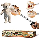 DINOBROS Tiger Grabber Toys Pincher Snapper Chomper Monster Reacher Robot Hand Animal Toy for Kids