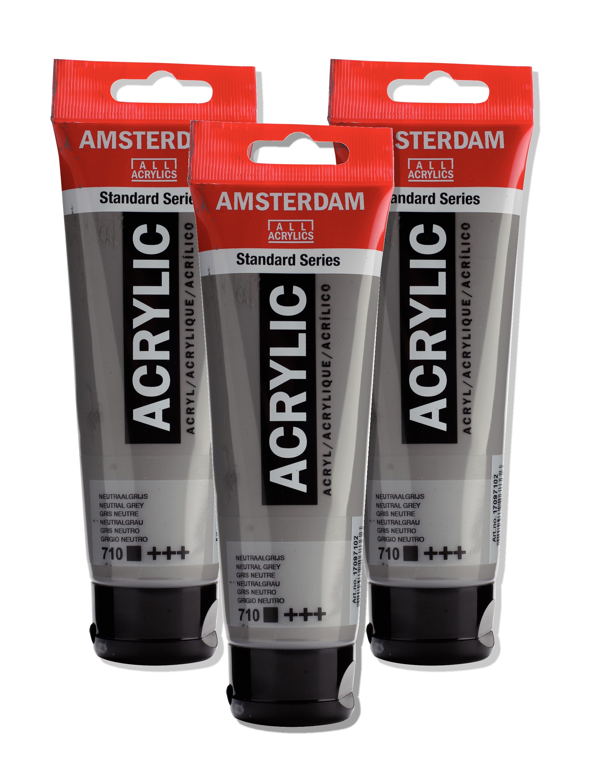 Amsterdam Standard Series Acrylic Tube 120 ml Neutral Grey 710 (17097102) — image 1