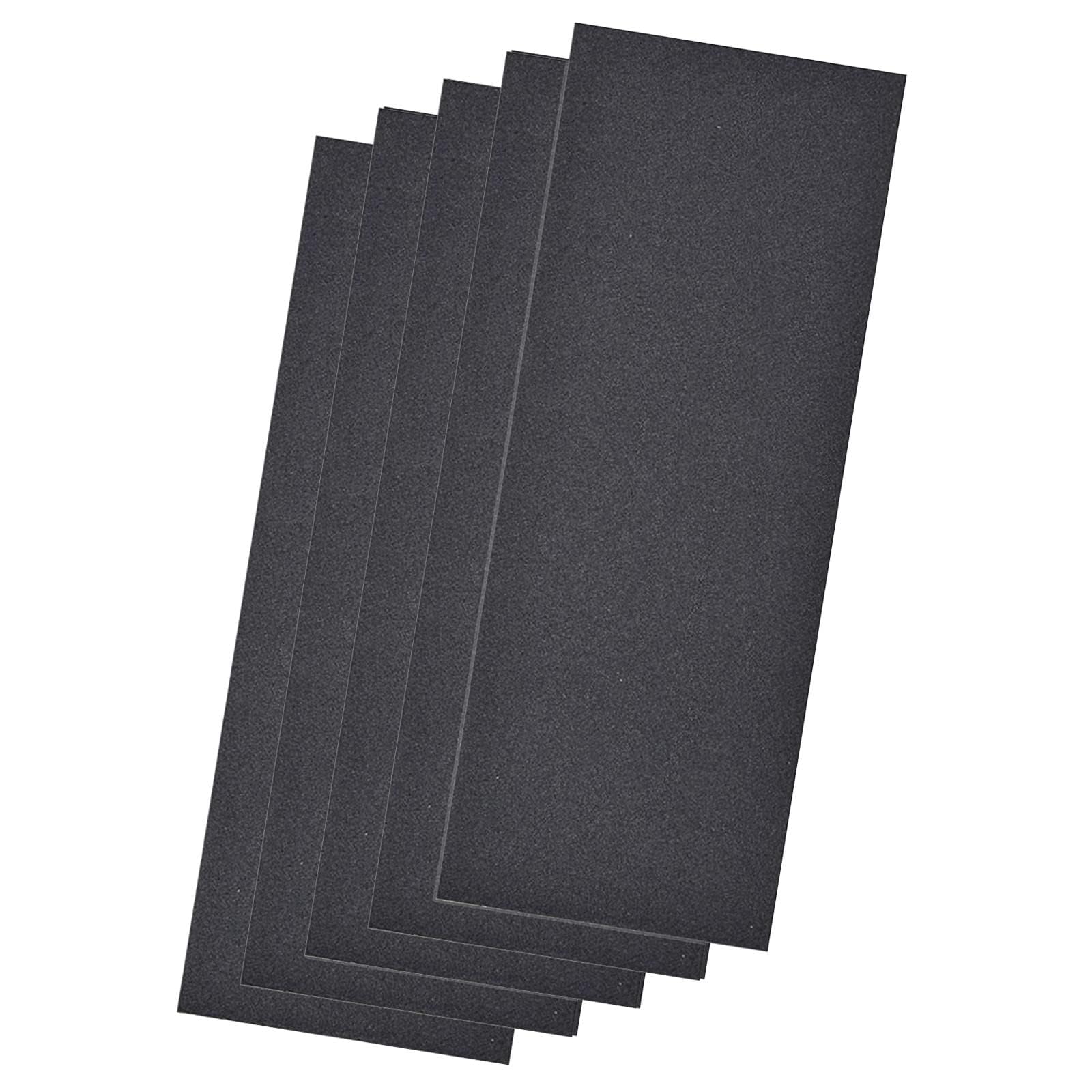 TA-VIGOR 5Pcs Wet Dry Sandpaper 1500 Grit 9 Inch x 3.7 Inch, Assorted Sanding Sheets Abrasive Paper for Wood Furniture Metal Automotive Polishing