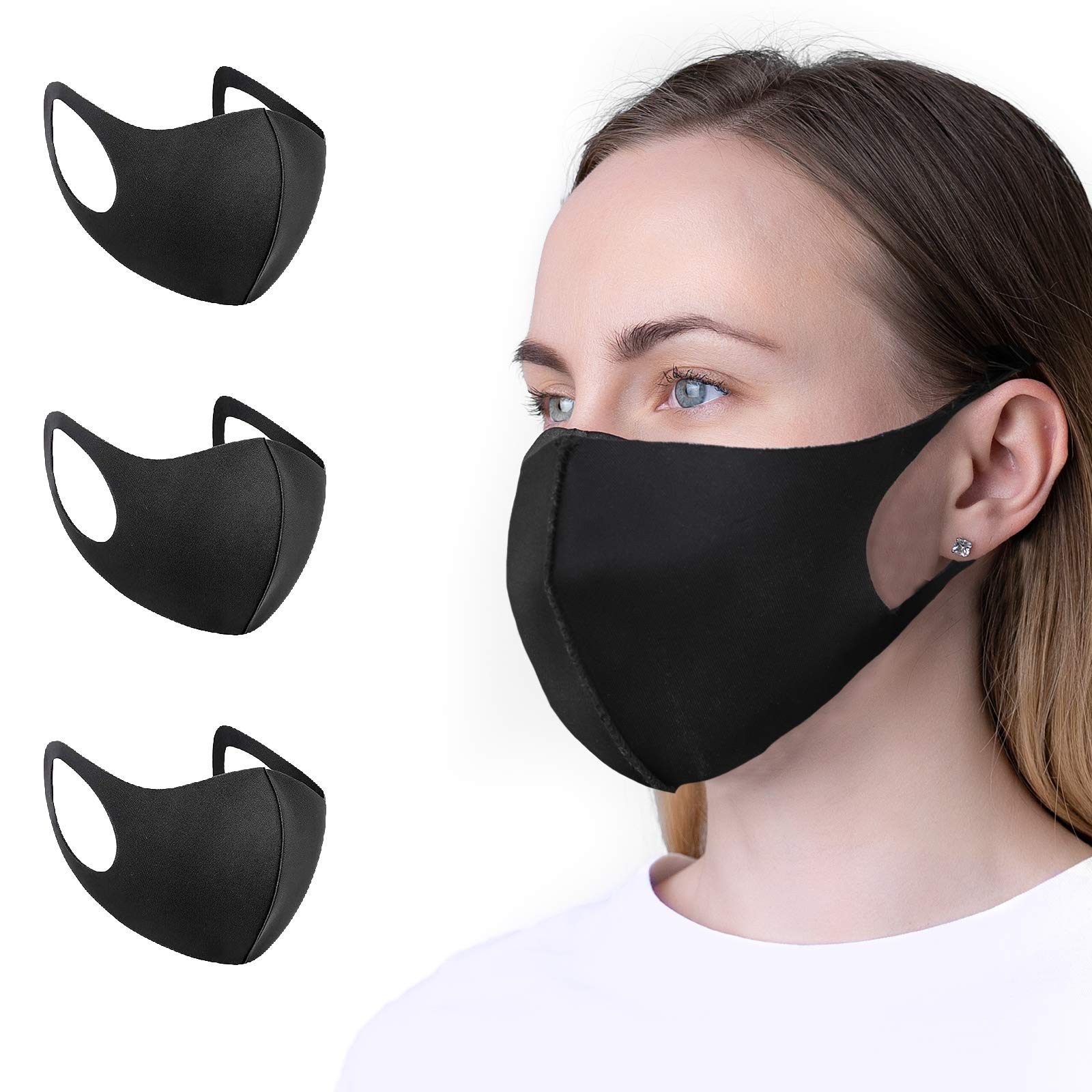 TANNESS 3x Anti Dust Cover Face Mouth Mask,Fashion Reusable Washable Outdoor Unisex