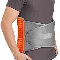 Waist Heating Pads, Heating Pad for Back, 12'' x 50'' Heating Pad Wrap, Lumbar Warmer Pad for Waist Belly Leg, 9 Temperature 