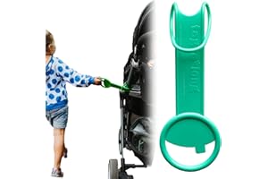 TAGALONGKIDS Tagalong Stroller Accessory for Safety | Toddler Must Have | Toddler Travel Accessory - Attaches to Strollers, Wagons, Shopping Carts I Disney Trip Essential I Made in USA - Teal