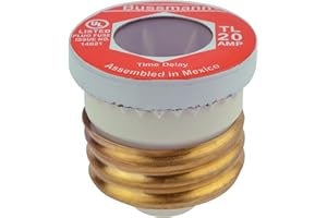 Bussmann Series TL 20 Amp Fuse, 125 Vac and IR 10 kA, Retail Pack - 3 Pieces