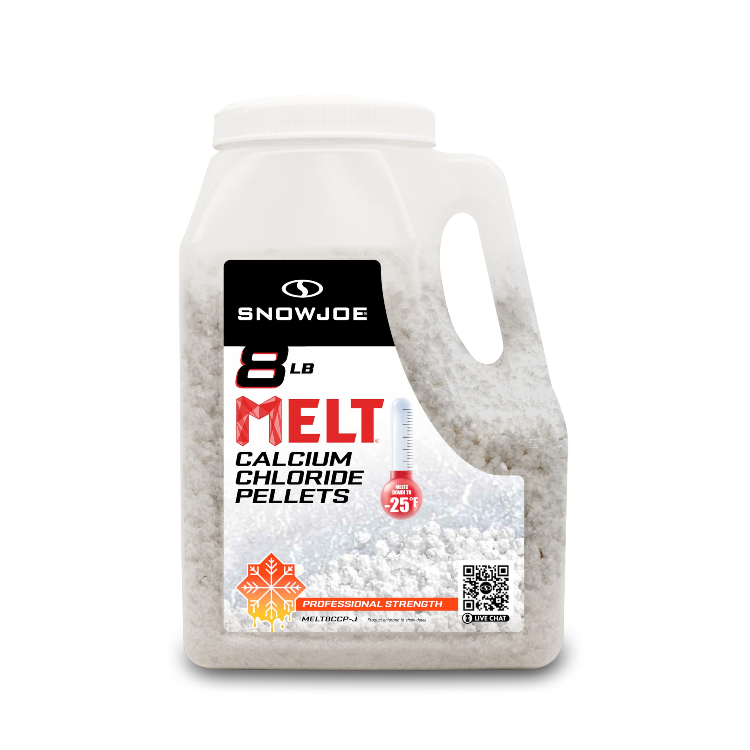 Snow Joe MELT8CCP-J Calcium Chloride Pellets Ice