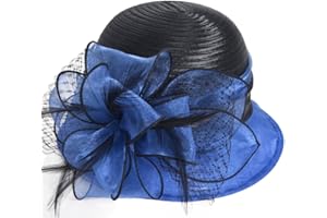 VECRY Kentucky Church Derby Dress Cloche Hat Sweet Cute Floral Bucket Hats