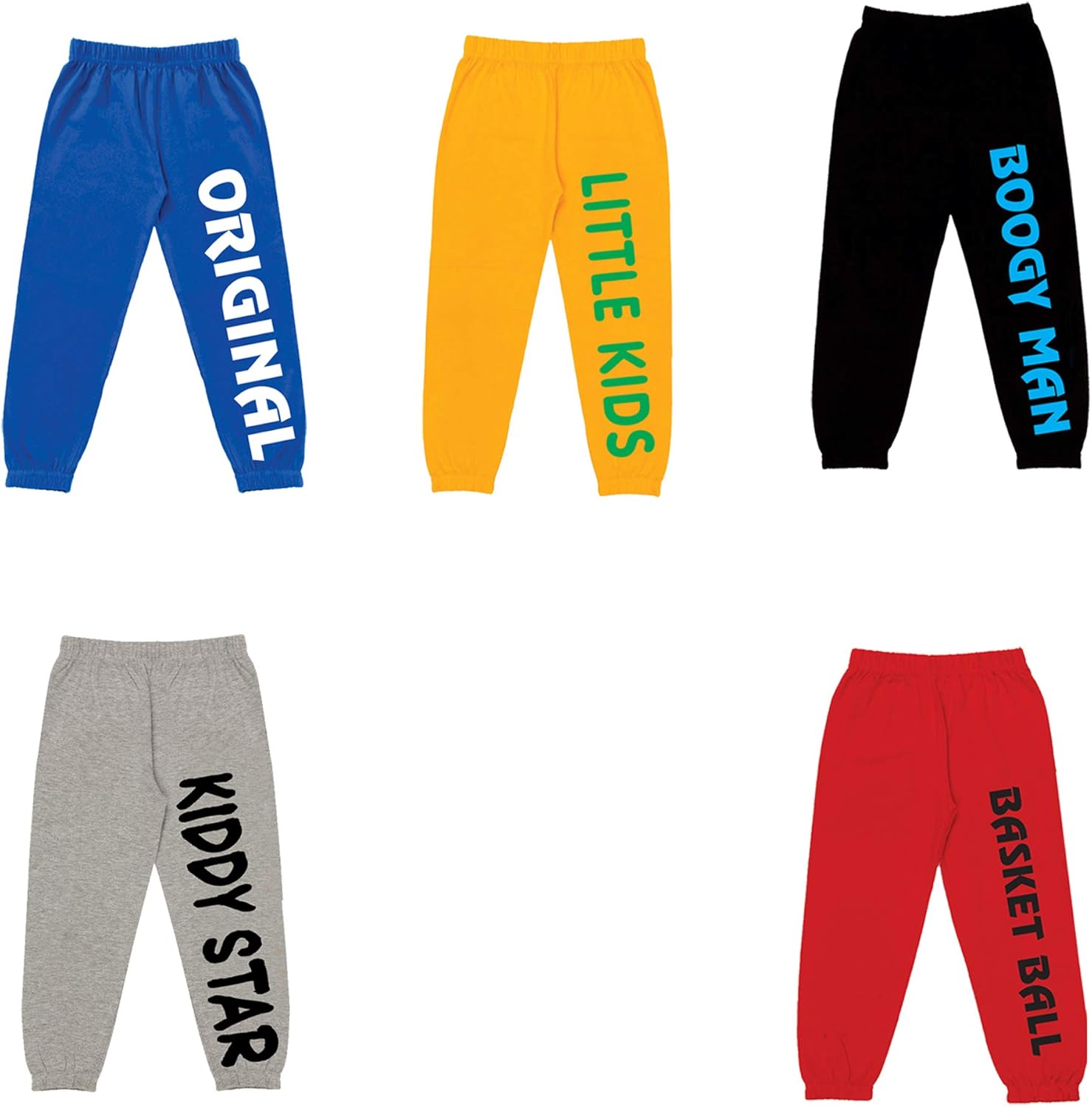 Buy Kids Track Pants for Boys and Girls Combo 5pcs(Multicolor) at