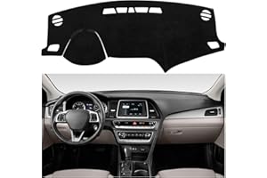 SPEEDWOW Dashboard Dash Board Cover Mat Carpet Compatible with 2015-2019 Hyundai Sonata