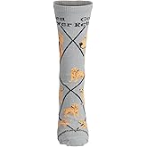 Golden Retriever Puppy Dog Breed Animal Socks,Grey,Shoe: 9-11