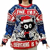 AstroFazz Ugly Christmas Sweater for 2025 – Knitted Sweater – Holiday Sweatshirt – Gifts for Christmas
