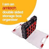 Amtech S6463 Double-Sided Storage Box Organizer 34 Compartments view 2