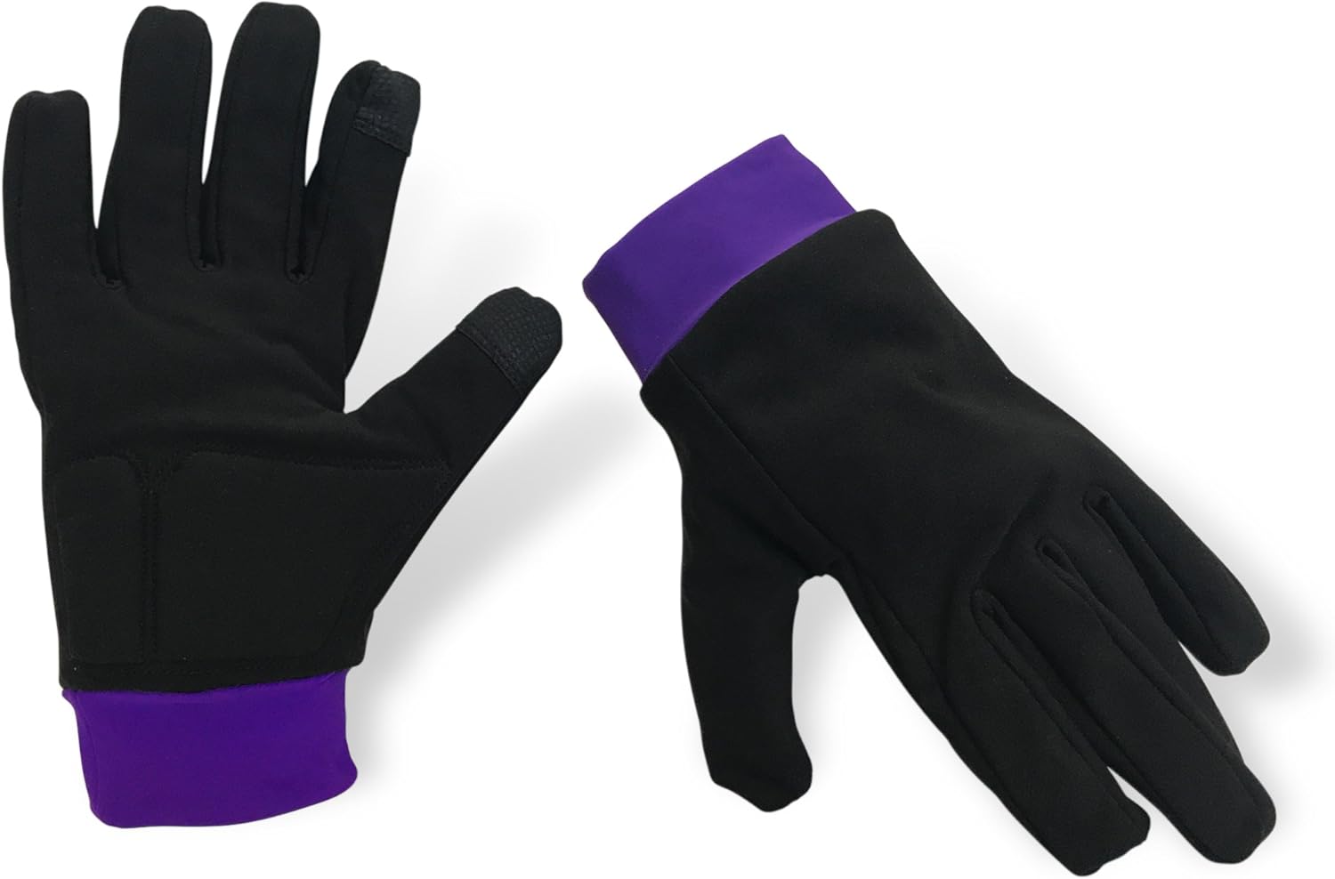 ColorFlow Skating Water-Resistant Ice Skating Gloves with Protective Padding, Touchscreen Fingertips, Fleece Lining: Sports & Outdoors