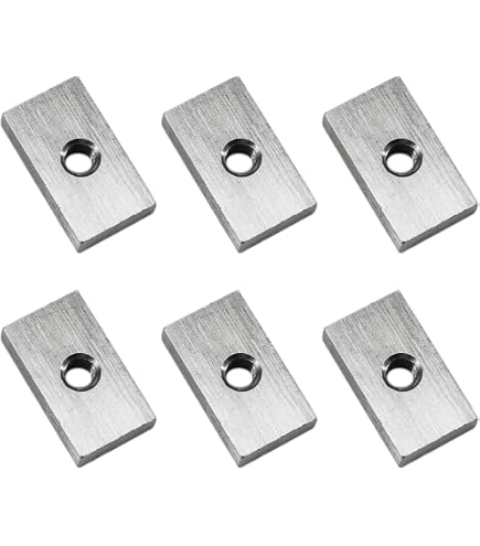 25-Pack 1/4-20 Stainless Steel Square Nuts - 18-8 Grade, Ideal For DIY & Assembly Projects 7 thumbnail image