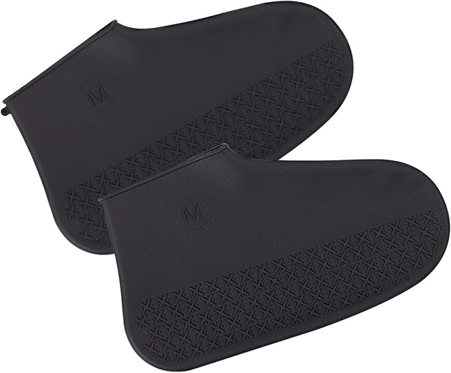 Whaline Silicone Shoe Covers, Waterproof Rubber Shoe Protector Reusable