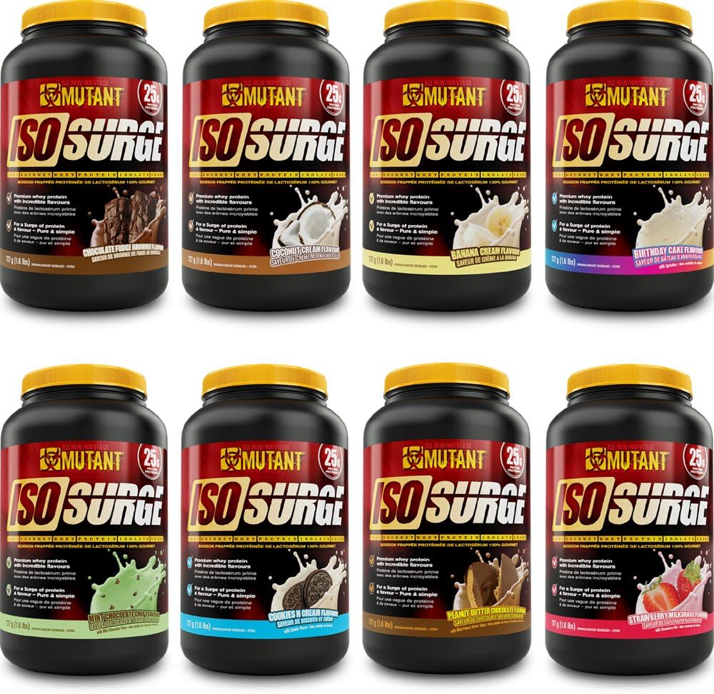 Mutant ISO Surge 727g (100 Gourmet Whey Protein Isolate Shake) (Peanut