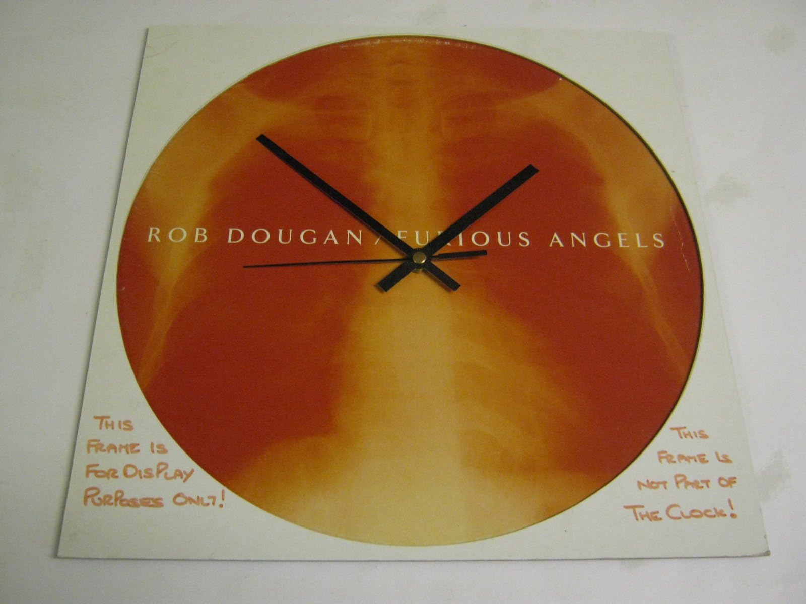 Rob Dougan - Furious Angels - 12" Vinyl Record Sleeve Wall Clock
